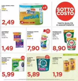 Volantino Alì Supermercati Pagina 9: Detersivo liquido lavatrice Dixan assortito €7,90, Assorbenti seta ultra lines €1,49