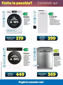 Volantino Gaer Pagina 2: Lavatrice Candy carica dall'alto €399,00, Lavastoviglie Hotpoint Ariston €369,00