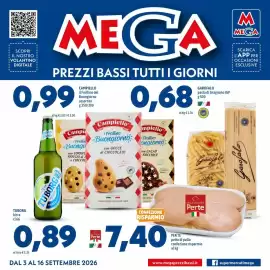Volantino MEGA Pagina 1: Campiello il Frollino del Buongiorno con Gocce di Cioccolato €0,99