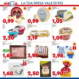 Volantino MEGA Pagina 4: Selex Grana Padano DOP €2,50, Le Naturelle uova fresche da allevamento a terra medie €2,19