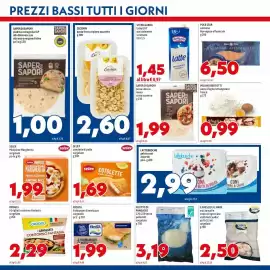 Volantino MEGA Pagina 5: Selex cotolette di pollo surgelate €1,69, Frosta Fishburger di merluzzo €1,99