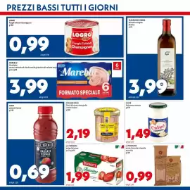 Volantino MEGA Pagina 9: La Torrente polpa finissima €1,99, Filetti di Tonno pinna gialla Vecchio Molo €2,19