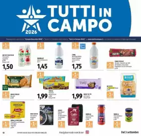 Volantino Emi Supermercati Pagina 12: Pavesini Aloha/Cacao €1,99, Bauli Yo-Yo €1,99