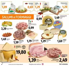 Volantino Emi Supermercati Pagina 18: Polpette €1,49, SELEX prosciutto cotto €1,39