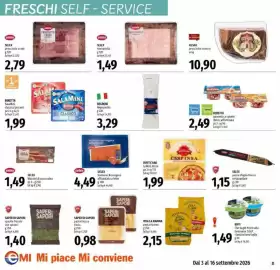 Volantino Emi Supermercati Pagina 21: Rusticana la Mini Pinsa €1,99, Saper di sapori pasta fresca liscia €0,98