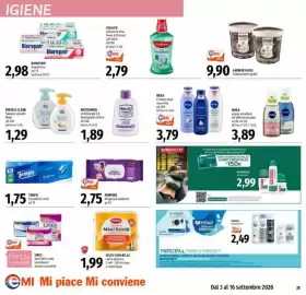 Volantino Emi Supermercati Pagina 29: Biorepair Dentifricio €2,98, Fresh & Clean Sapone Liquido Mani €1,29