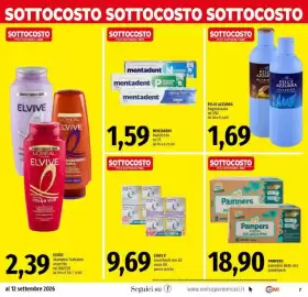 Volantino Emi Supermercati Pagina 7: Pampers pannolini Baby-dry quadripack €18,90, Felce Azzurra bagnodoccia €1,69