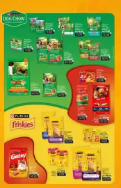 Folheto Coop Página 3: Alimento para gatos Friskies sabores €42,99, Alimento para cães Purina Alpo sabores €99,99