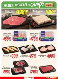 Folleto Soriana Híper Página 4: Pulpa de cerdo en trozo o trocitos €98,00, Pilgrim's - milanese de pollo delgada €176,90