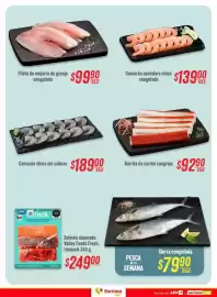 Folleto Soriana Híper Página 5: Filete de mojarra de granja congelado €99,90, Camarón coctelero chico €139,00