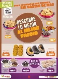 Folleto Soriana Mercado Página 9: Sopes de maíz €18,00, Media rosca de chocolate, nuez o marmoleada €59,00