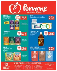 Pomme Natural Market flyer Page 1