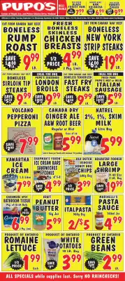 Pupo's Food Market flyer (valid until 9-09)