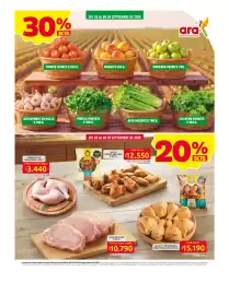Catálogo Ara semana 36 Página 3: Bucanero muslo y entremuslo bbq congelado €15.190,00, Lomo de cerdo €10.790,00