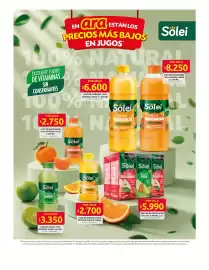 Catálogo Ara semana 36 Página 6: Solei jugo de mandarina €8.250,00, Solei jugo de naranja €6.600,00