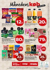 SuperBrugsen tilbudsavis uge 36 Side 42: Royal Classic eller Pilsner, Faxe Kondi Booster, Pepsi Max eller Faxe Kondi €80,00