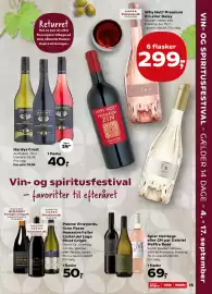 SuperBrugsen tilbudsavis uge 36 Side 15: Poeme Vineyards / Gran Pasas Monastrell / Castel del Lago Pinot Grigio €50,00