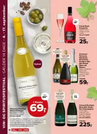 SuperBrugsen tilbudsavis uge 36 Side 18: Canard-Duchene Brut eller Demi-Sec Champagne €225,00, Frissé Rosé Frizzante €25,00