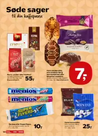 SuperBrugsen tilbudsavis uge 36 Side 34: Toms karameller €25,00, Merci, Lindor eller Festival €55,00