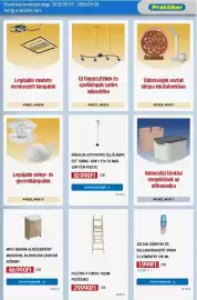 Praktiker akciós újság Oldal 27: Falétra 5 fokos 162cm €29.990,00, Rabalux action pro állólámpa €10.990,00