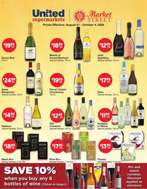 United Supermarkets weekly ad Page 2: Kim Crawford Selected Varietals €12,99, Seaglass or Wente €11,99
