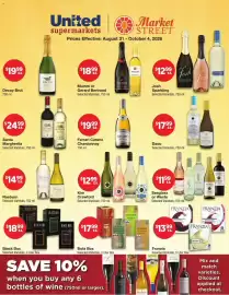 United Supermarkets weekly ad Page 2: Kim Crawford Selected Varietals €12,99, Seaglass or Wente €11,99
