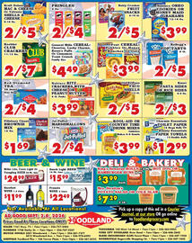 Foodland weekly ad week 36 Page 4: General Mills Cereal €4,49, Charmin Essentials toilet paper €12,99