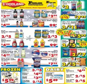 Foodland weekly ad week 36 Page 3: Philadelphia cream cheese €5,49, Edwards cream pies €5,99