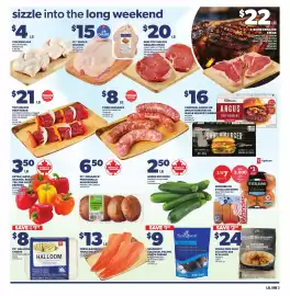 Loblaws flyer week 36 Page 3: Green Zucchini €2,50, PC Organics portobello mushrooms €6,50