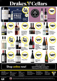 Drakes catalogue Page 4: Bremerton Tamblyn, Betty & Lu or Racy rose €18,95, McWilliams Classic Muscat or Tawny 5yo €17,95