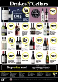 Drakes catalogue Page 4: Bremerton Tamblyn, Betty & Lu or Racy rose €18,95, McWilliams Classic Muscat or Tawny 5yo €17,95