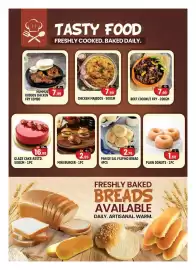 Hashim Hypermarket catalogue Page 5: TASTY FOOD FRESHLY COOKED. BAKED DAILY. 10.9 HUMMUS 7.99 KUBOOS CHICKEN FRY COMBO 10 12