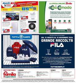 Volantino Famila Superstore Pagina 24: Apple AirPods Pro 3 €199,00, Kooper frigo tavolo bianco €89,90