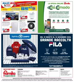 Volantino Famila Superstore Pagina 24: Apple AirPods Pro 3 €199,00, Kooper frigo tavolo bianco €89,90