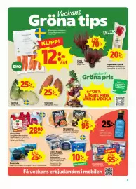 Stora Coop reklamblad vecka 37 Sida 5: Spetskål €25,00, Färdigrätter €95,00