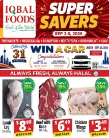 Iqbal Foods flyer week 36 Page 1