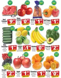 Iqbal Foods flyer week 36 Page 3: Banana €0,69, Orange Navel €0,99
