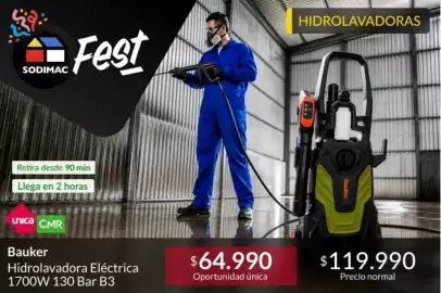 Catálogo Constructor Sodimac Página 10: Hidrolavadoras €119.990,00