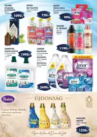 Azúr akciós újság Oldal 3: Duck wc tisztító €750,00, Tesori d'oriente €1.190,00