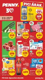 PENNY akciós újság hét 36 Oldal 1: Kígyóuborka €249,00, Jonagold alma €299,00