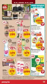PENNY akciós újság hét 36 Oldal 16: Jar mosogatógép kapszula* €7.999,00, Szentkirályi ásványvíz €179,00