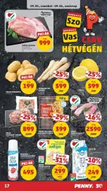 PENNY akciós újság hét 36 Oldal 17: Pápai kockázott bacon €899,00, Penny hullámos hasábburgonya €399,00