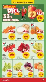 PENNY akciós újság hét 36 Oldal 2: Zeller gumó €299,00, Kápia paprika €599,00