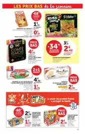 Catalogue Super U page 17: SOIGNON FROMAGE AU LAIT PASTEURISE DE CHEVRE SAINTE-MAURE €1,49, JuraFlore COMTÉ €4,78