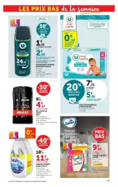 Catalogue Super U page 21: U Déodorant Homme €1,39, AXE GEL DOUCHE €4,67