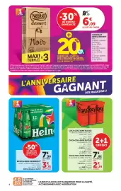 Catalogue Super U page 4: Heineken Bière blonde €3,75, Coca-Cola Sans Sucres €7,02