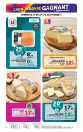 Catalogue Super U page 8: Saint-Albray €13,99, Tomme de Montagne €12,99