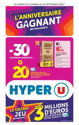 Hyper U (valable jusqu'au 20-09)