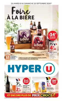 Hyper U | Foire à la bière (valable jusqu'au 20-09)