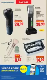 Catalogue Lidl | Du 10/09 au 16/09 Les promos de la semaine page 29: SANITAS Set de manucure/pédicure €14,99